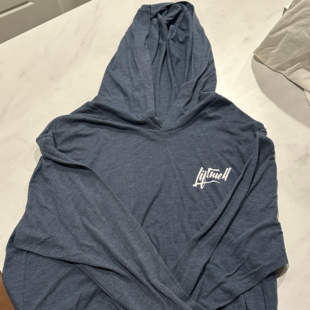 Men's Lightweight Blue Hoodie